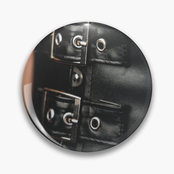 Item preview, Black Leather Buckle Detail – Dark Aesthetic Fashion Photography Print designed and sold by BodylineStudio.