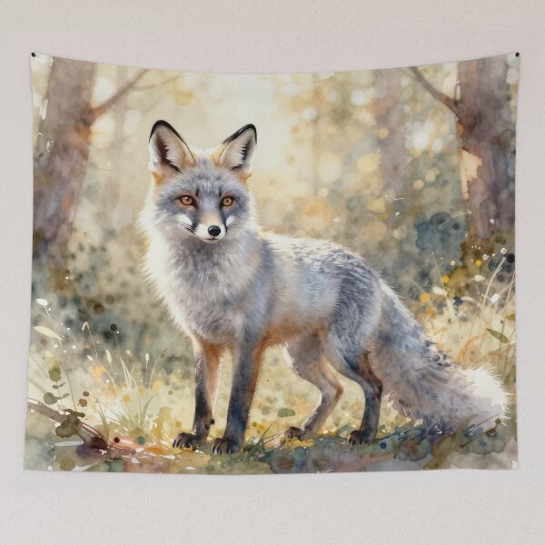 Item preview, Grey fox designed and sold by LilithsDesires.