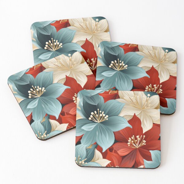 Item preview, Lotus flower abstract seamless pattern designed and sold by Leylita Design.