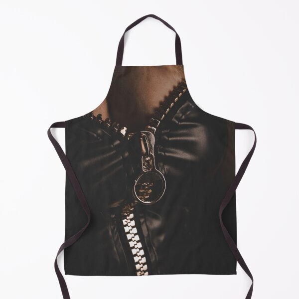 Item preview, Zipper Detail Portrait – Dark Aesthetic Leather Fashion Photography designed and sold by BodylineStudio.