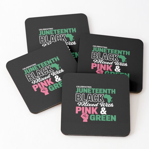 Item preview, Celebrating Juneteenth Black Mixed with History Pink designed and sold by EllenJast.