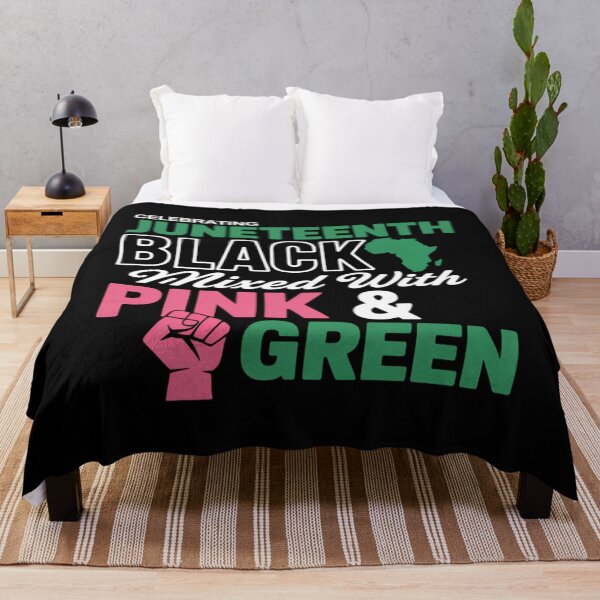 Item preview, Celebrating Juneteenth Black Mixed with History Pink designed and sold by EllenJast.
