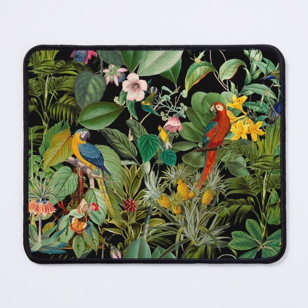 Item preview, Jungle Of Botanical Wonders Black designed and sold by artsandsoul.