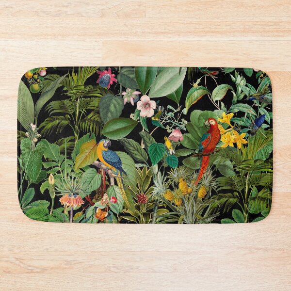 Artikelvorschau, Dschungel der botanischen Wunder Schwarz entworfen und verkauft von artsandsoul.