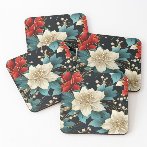 Item preview, Lotus flower abstract seamless pattern designed and sold by Leylita Design.