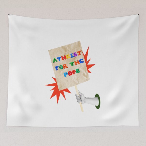 Item preview, SAY IT LOUD – ATHEIST FOR THE POPE v3 designed and sold by WheelieGdArt.