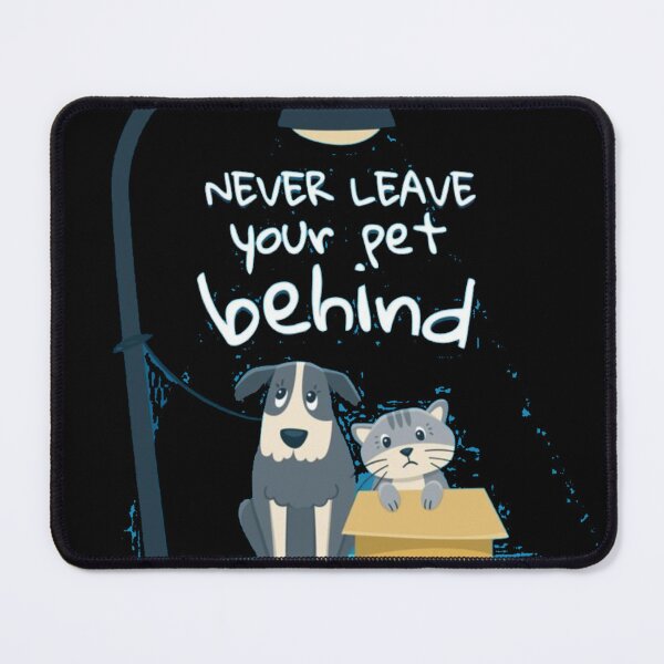 Item preview, Never Leave Your Pet Behind - Heartfelt Dog and Cat Advocacy Art designed and sold by GenZFashion000.