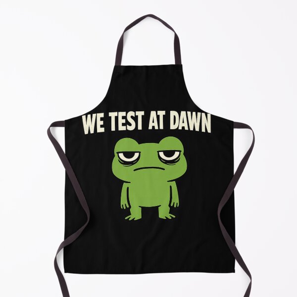 Item preview, We Test At Dawn Funny Frog Shirt, Minimalist Student Meme T-Shirt, Exam Humor Tee, College Finals Week, Dead Inside Frog designed and sold by VibeOffline Studio.