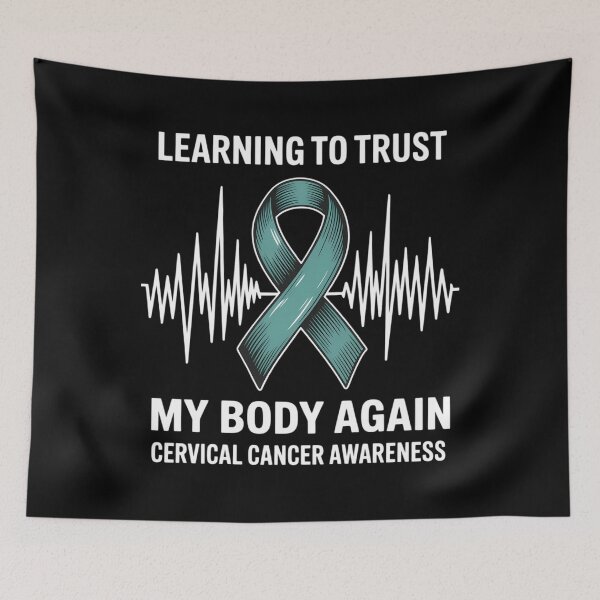 Item preview, Cervical Cancer Awareness Products Cervical Cancer Survivor designed and sold by EllenJast.