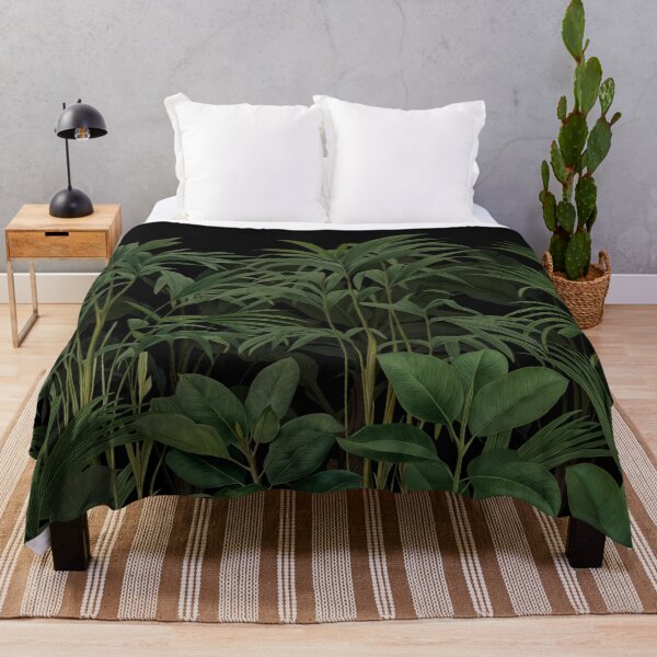 Item preview, Tropical Escape Jungle Paradise Black designed and sold by artsandsoul.