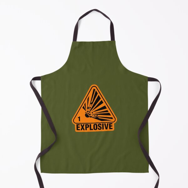 Item preview, Explosive Hazard Sign – Minimalist Warning Symbol Design designed and sold by BestDetailer.