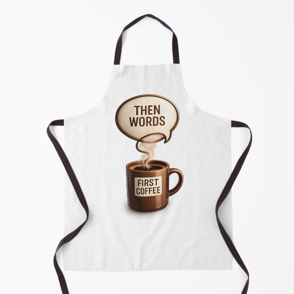 Item preview, First Coffee Then Words Funny Coffee Lover Quote | Minimalist 3D Coffee Mug Design designed and sold by Divakar Fashion.