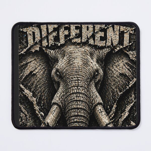 Item preview, Founder Built Different Elephant Concrete Brutalist Identity Art Print designed and sold by SavannaStrikes.