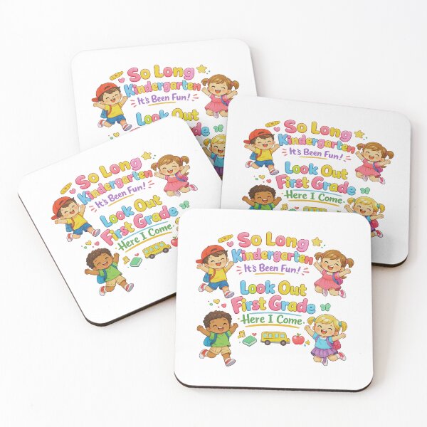 Item preview, Cute Kids So Long Kindergarten First Grade Here I Come Kids Graduation Gift designed and sold by Im-Ara.