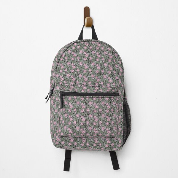 Item preview, Xs small Soft Pink Peony Art Nouveau Sage Green Botanical Pattern designed and sold by DColourMuse.