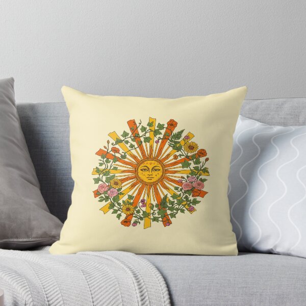 Item preview, Vintage Retro Floral Sun - Botanical Celestial Tarot Art designed and sold by VibeMax.