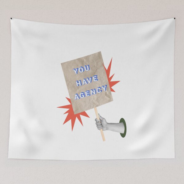 Item preview, SAY IT LOUD – YOU HAVE AGENCY v2 designed and sold by WheelieGdArt.