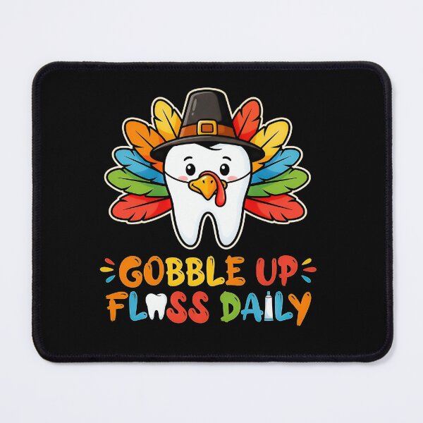 Item preview, Funny Turkey Tooth Gobble Up Floss Daily designed and sold by graphixpolash.