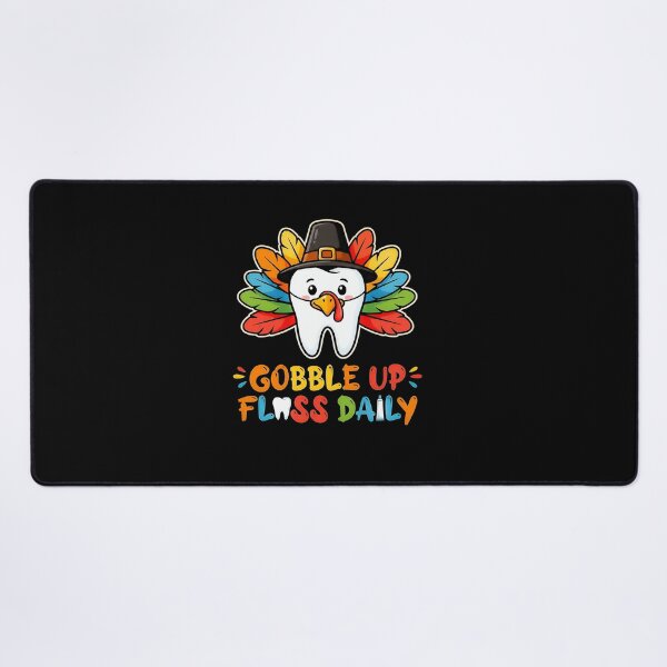 Item preview, Funny Turkey Tooth Gobble Up Floss Daily designed and sold by graphixpolash.