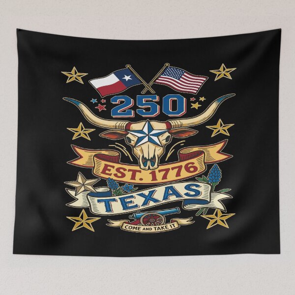 Item preview, 250 Years USA 1776. Texas. designed and sold by EunsooLee.
