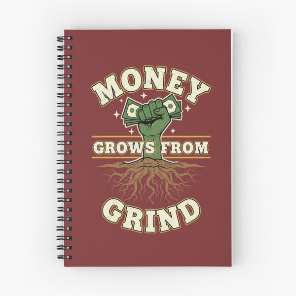 Item preview, Money Grows From Grind Motivation Art designed and sold by PrintBreeze.