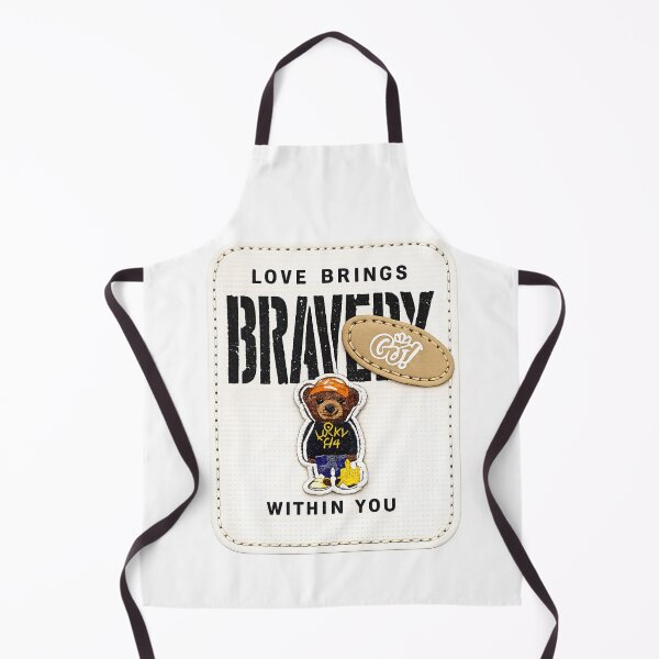 Item preview, Love Brings Bravery Within You – Teddy Patch Streetwear Graphic Design designed and sold by Aurelux_24.