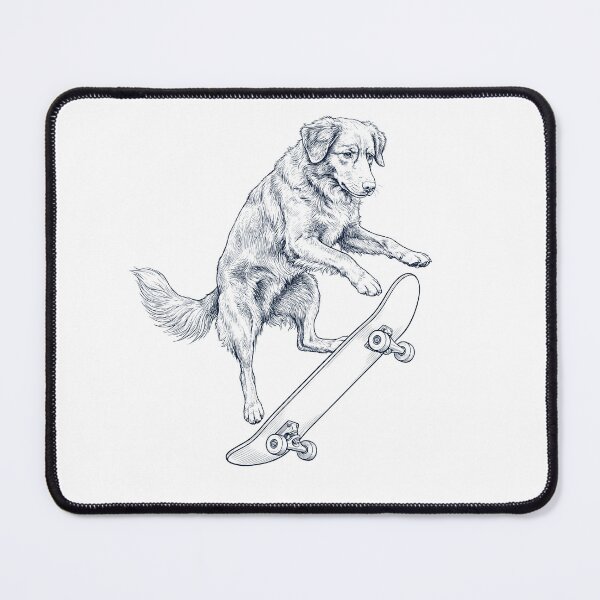 Item preview, Vintage Nova Scotia Duck Tolling Retriever Skateboarding Skate Dog Dad Lover designed and sold by DoodleTortle.