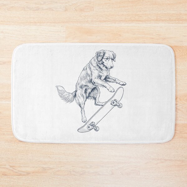 Item preview, Vintage Nova Scotia Duck Tolling Retriever Skateboarding Skate Dog Dad Lover designed and sold by DoodleTortle.