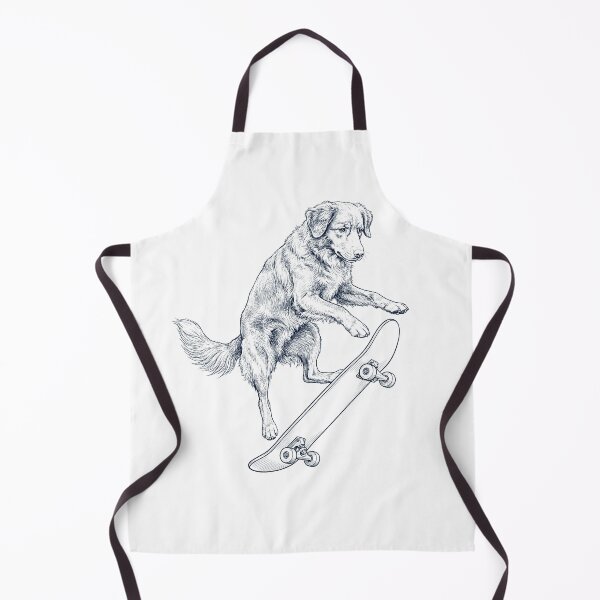 Item preview, Vintage Nova Scotia Duck Tolling Retriever Skateboarding Skate Dog Dad Lover designed and sold by DoodleTortle.
