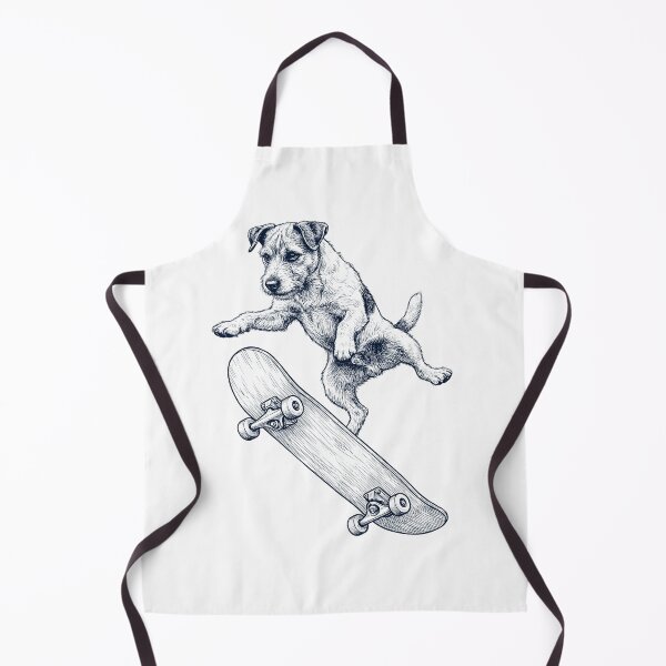 Item preview, Vintage Patterdale Terrier Skateboarding Skate Dog Dad Lover designed and sold by DoodleTortle.