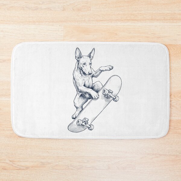 Item preview, Vintage Pharaoh Hound Skateboarding Skate Dog Dad Lover designed and sold by DoodleTortle.