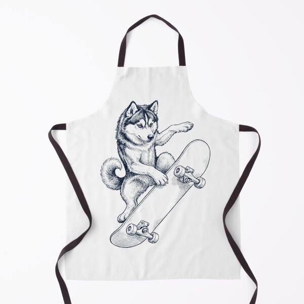 Item preview, Vintage Pomsky Skateboarding Skate Dog Dad Lover designed and sold by DoodleTortle.