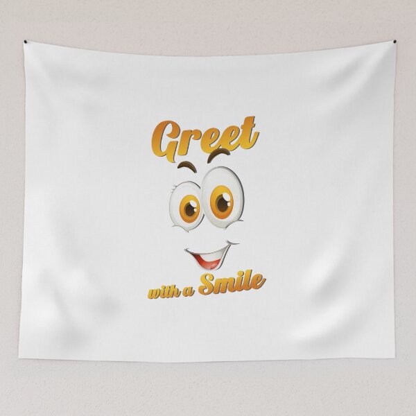 Item preview, Greet with a Smile designed and sold by pangco25.