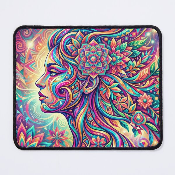 Item preview, Psychedelic nature-face fusion designed and sold by Sigtrix.