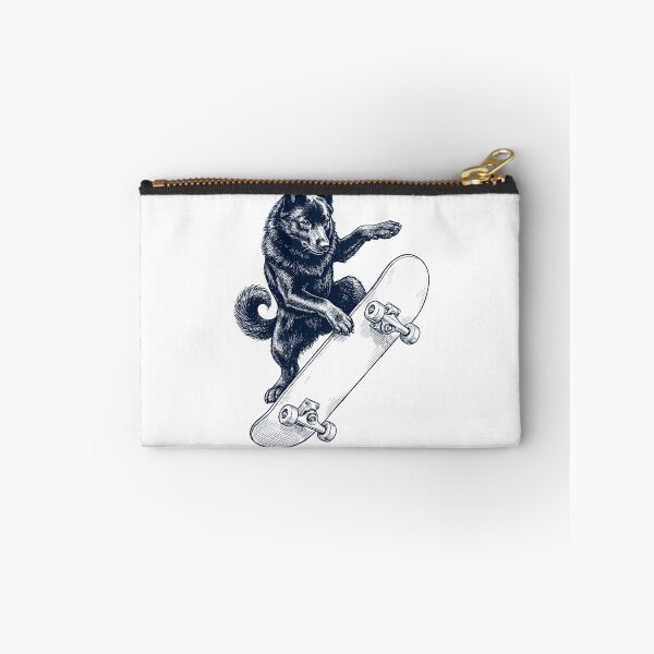 Item preview, Vintage Schipperke Skateboarding Skate Dog Dad Lover designed and sold by DoodleTortle.