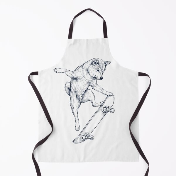 Item preview, Vintage Shiba Inu Skateboarding Skate Dog Dad Lover designed and sold by DoodleTortle.