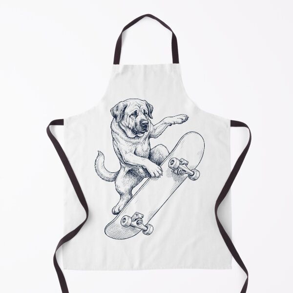 Item preview, Vintage Spanish Mastiff Skateboarding Skate Dog Dad Lover designed and sold by DoodleTortle.