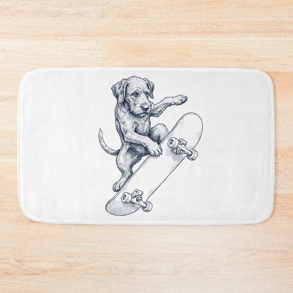 Item preview, Vintage Spinone Italiano Skateboarding Skate Dog Dad Lover designed and sold by DoodleTortle.