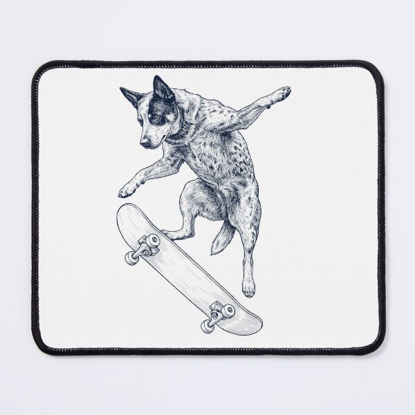 Item preview, Vintage Texas Heeler Skateboarding Skate Dog Dad Lover designed and sold by DoodleTortle.