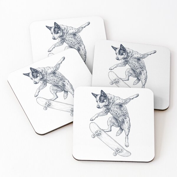 Item preview, Vintage Texas Heeler Skateboarding Skate Dog Dad Lover designed and sold by DoodleTortle.