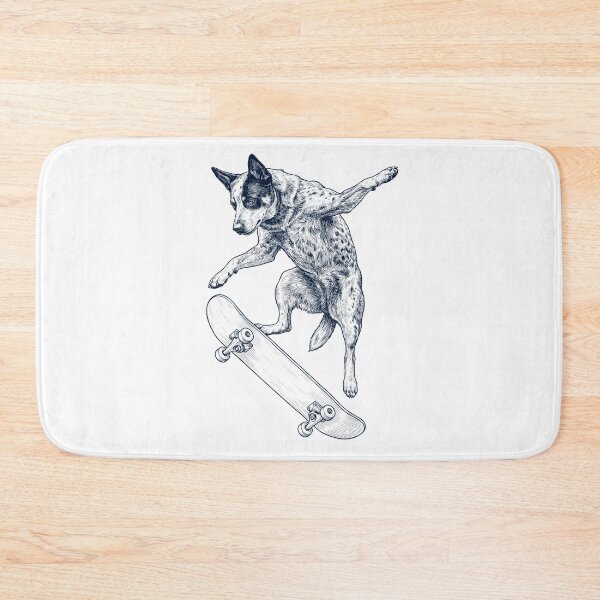 Item preview, Vintage Texas Heeler Skateboarding Skate Dog Dad Lover designed and sold by DoodleTortle.