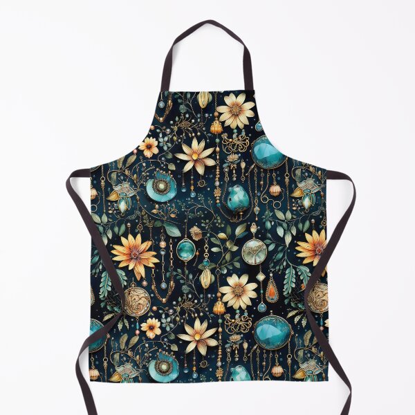 Item preview, Jewelry flowers watercolor vector seamless pattern designed and sold by Leylita Design.