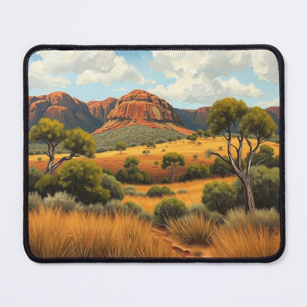 Item preview, Australia Scenic Landscape Sticker Earthy Nature Aesthetic Outback Art Travel Gift designed and sold by ArtByTripti.