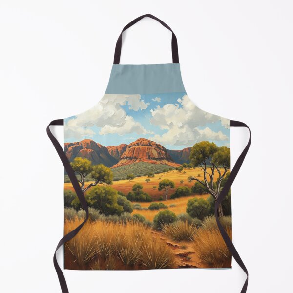 Item preview, Australia Scenic Landscape Sticker Earthy Nature Aesthetic Outback Art Travel Gift designed and sold by ArtByTripti.