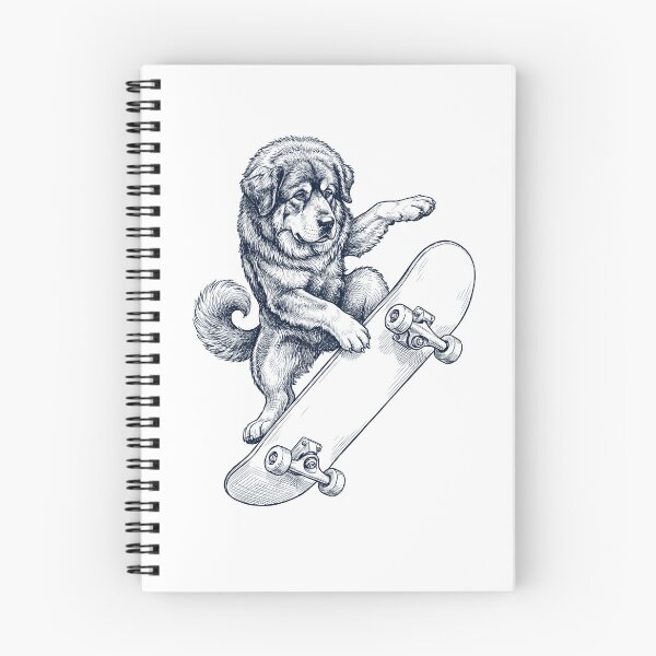 Artikelvorschau, Vintage Tibetmastiff Skateboarding Skate Dog Dad Lover entworfen und verkauft von DoodleTortle.