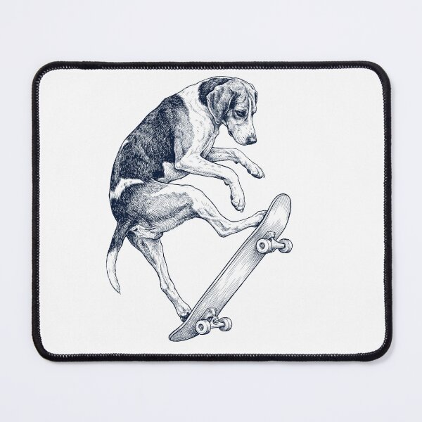 Item preview, Vintage Treeing Walker Coonhound Skateboarding Skate Dog Dad Lover designed and sold by DoodleTortle.