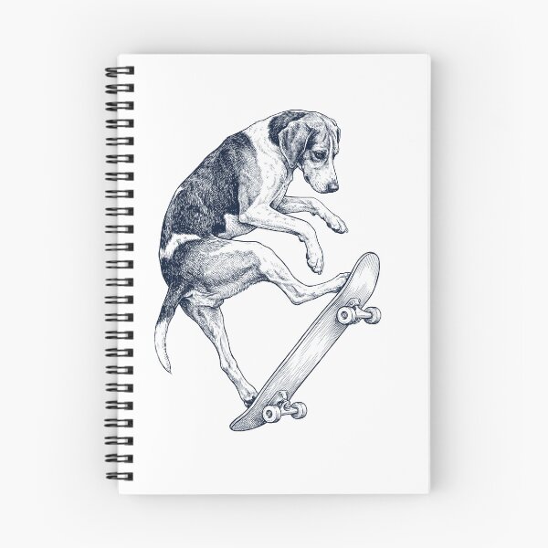 Item preview, Vintage Treeing Walker Coonhound Skateboarding Skate Dog Dad Lover designed and sold by DoodleTortle.
