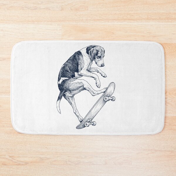 Item preview, Vintage Treeing Walker Coonhound Skateboarding Skate Dog Dad Lover designed and sold by DoodleTortle.