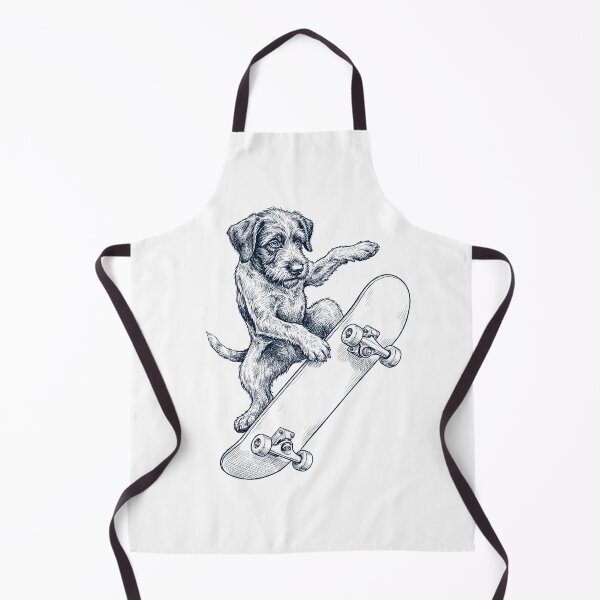 Item preview, Vintage Wirehaired Pointing Griffon Skateboarding Skate Dog Dad Lover designed and sold by DoodleTortle.
