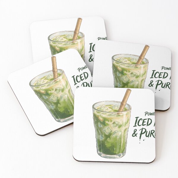 Item preview, Cozy Anime Style Iced Matcha Latte designed and sold by ModMotiff.